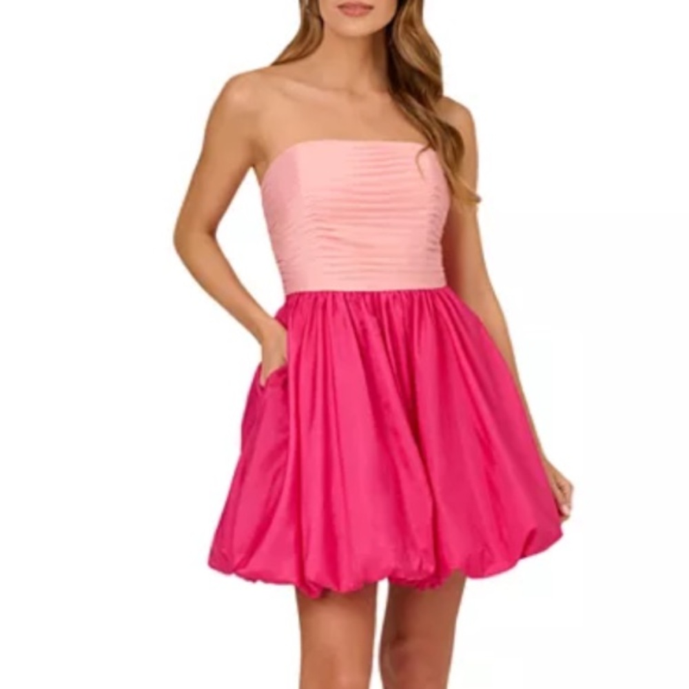 Liv Foster Strapless Taffeta Dress, Size 4